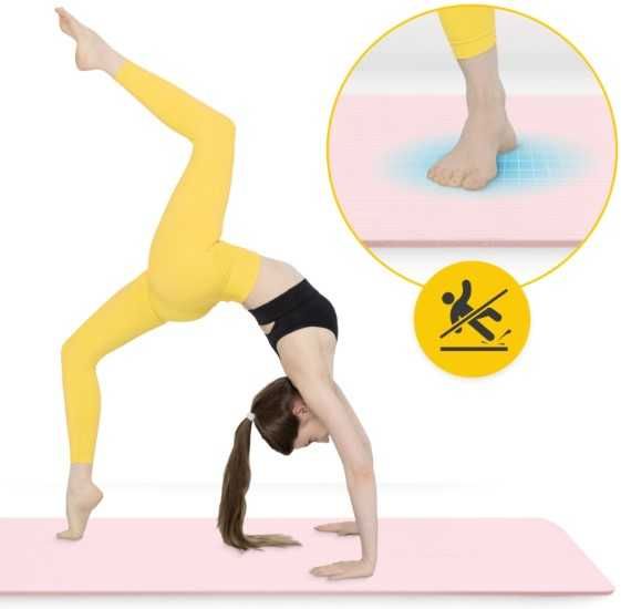 Mata do ćwiczeń 180×60 NBR 4FIZJO Jogi Pilates Aerobiku Cardio 1cm