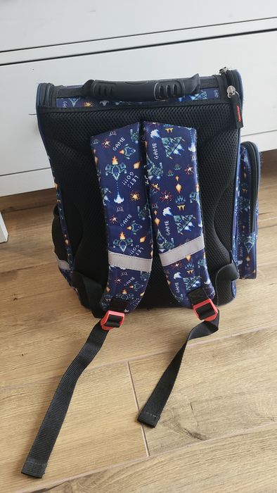 Tornister dla chłopca 1-3 Derform GAME ergonomiczny A4 odblaski kies