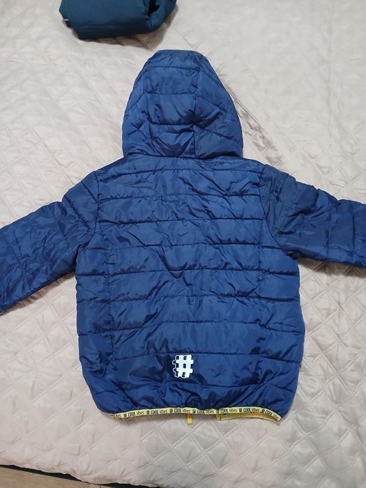 Kurtka pikowana granatowa