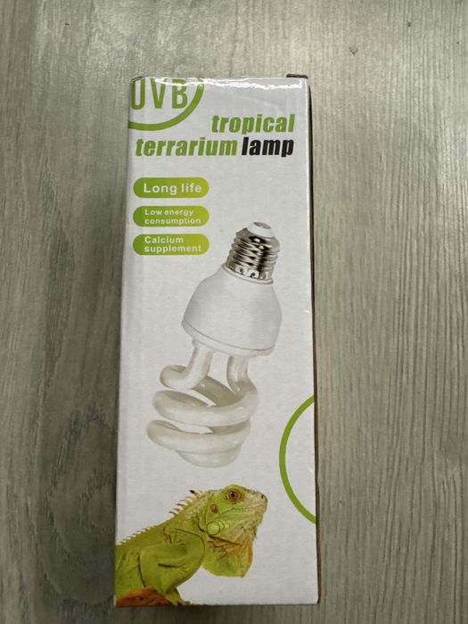 Tropikalna żarówka do terrarium dla kameleona