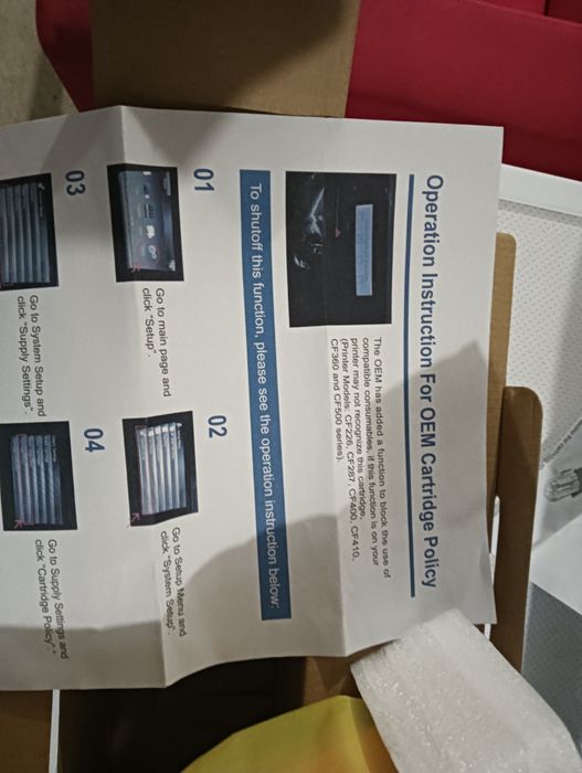 Cartucho Impressora WTP-CF400X