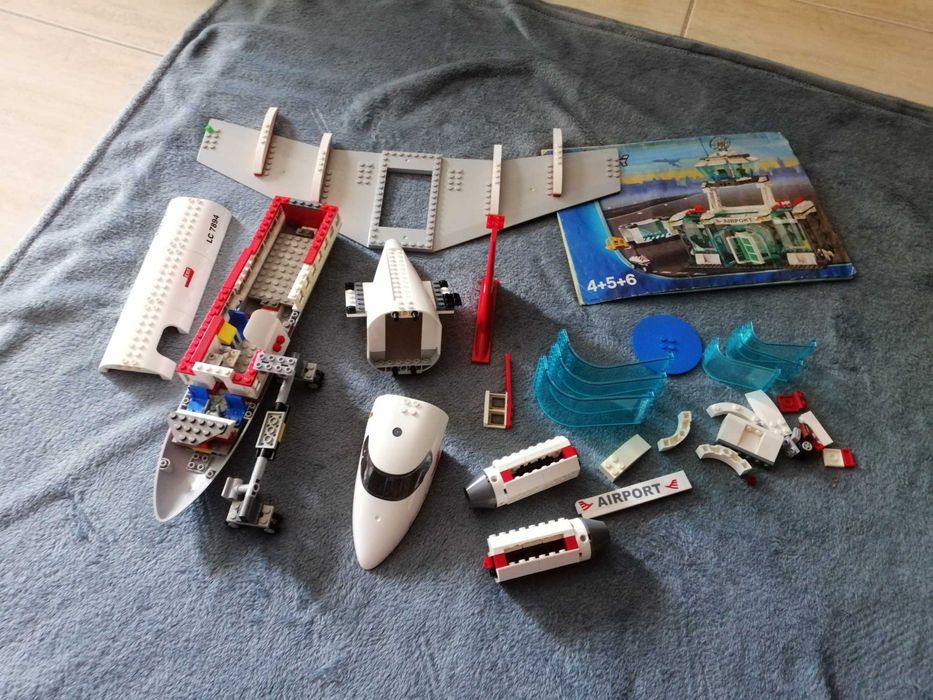 conjunto legos policia e aeroporto