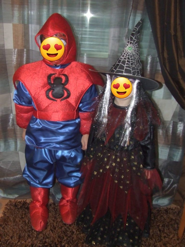 Roupa criança carnaval Homem Aranha