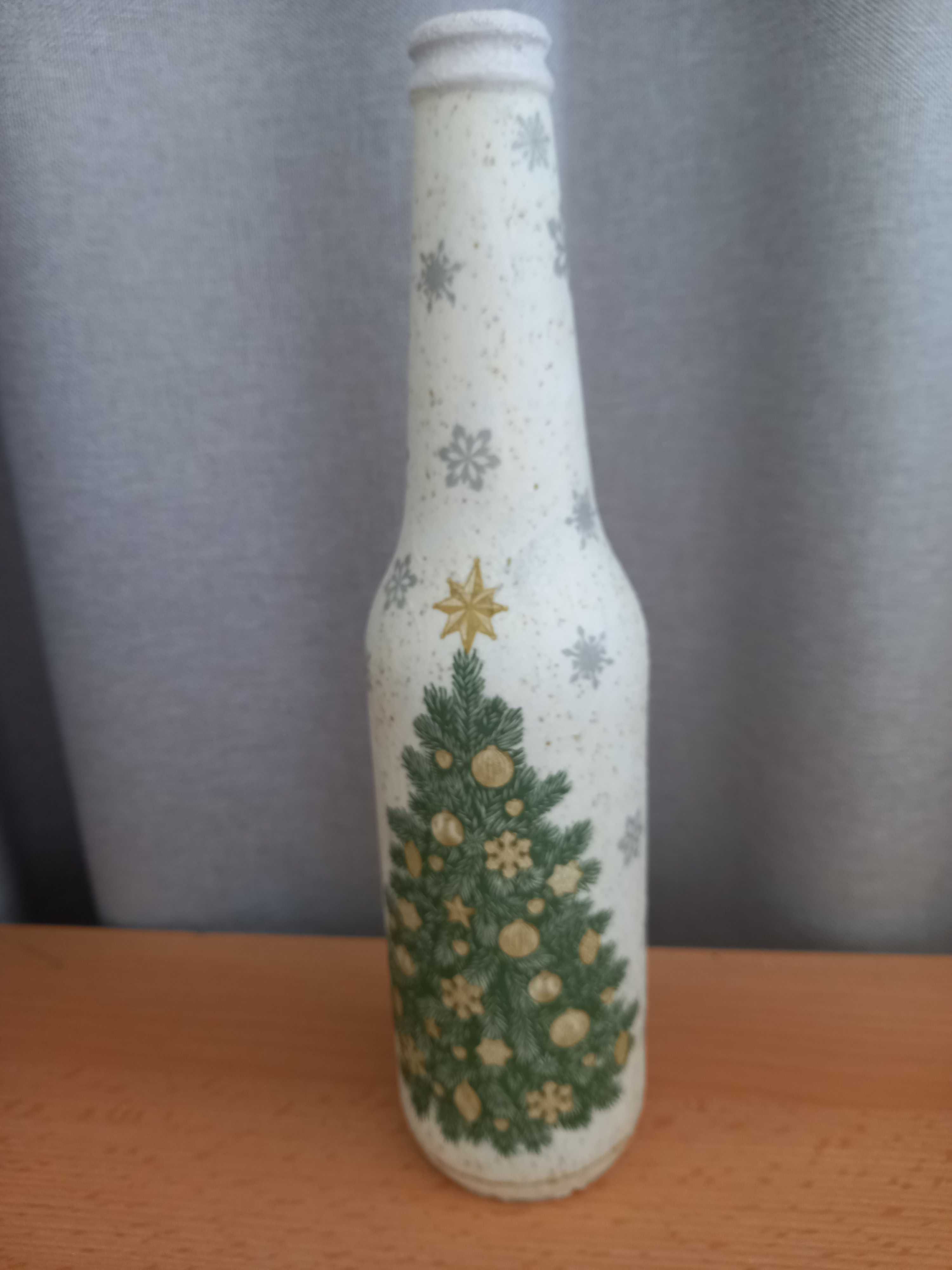 butelka świąteczna