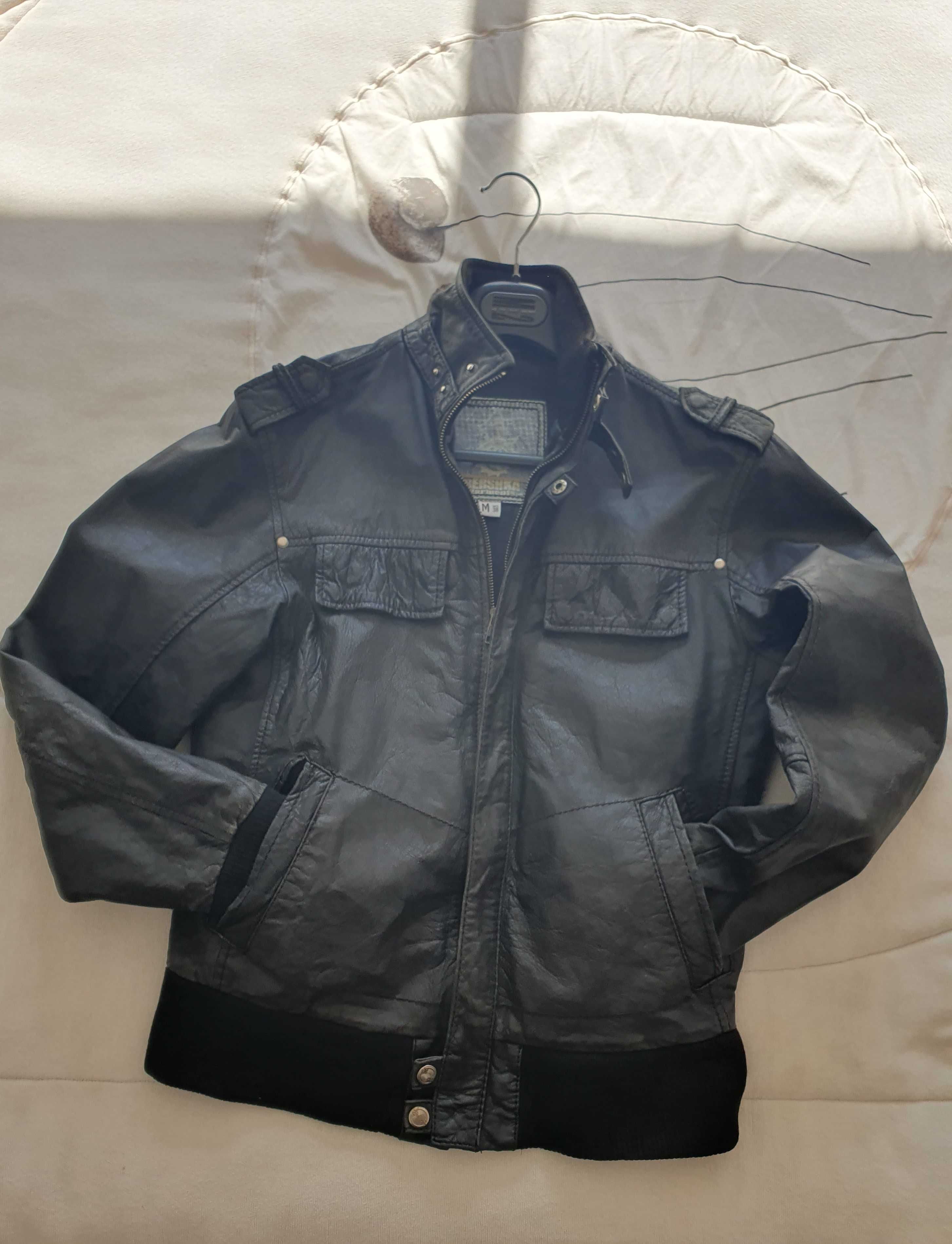 Blusão em pele Bershka - vintage