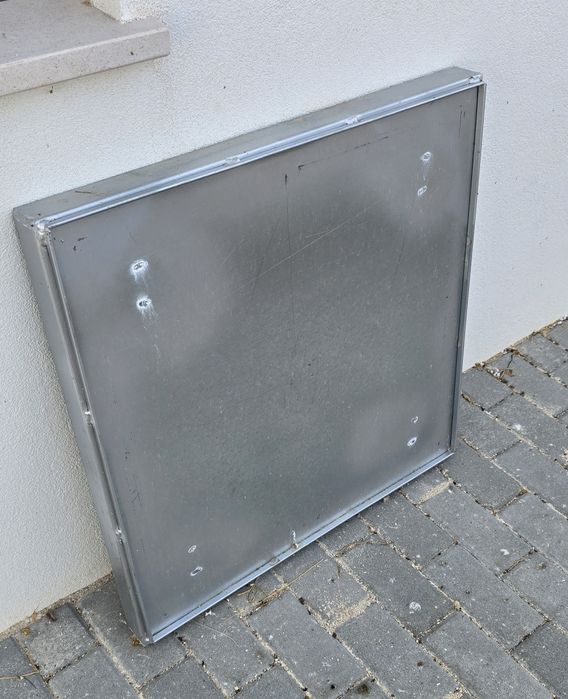 Tampa caixa de esgoto com aro galvanizada 700x700