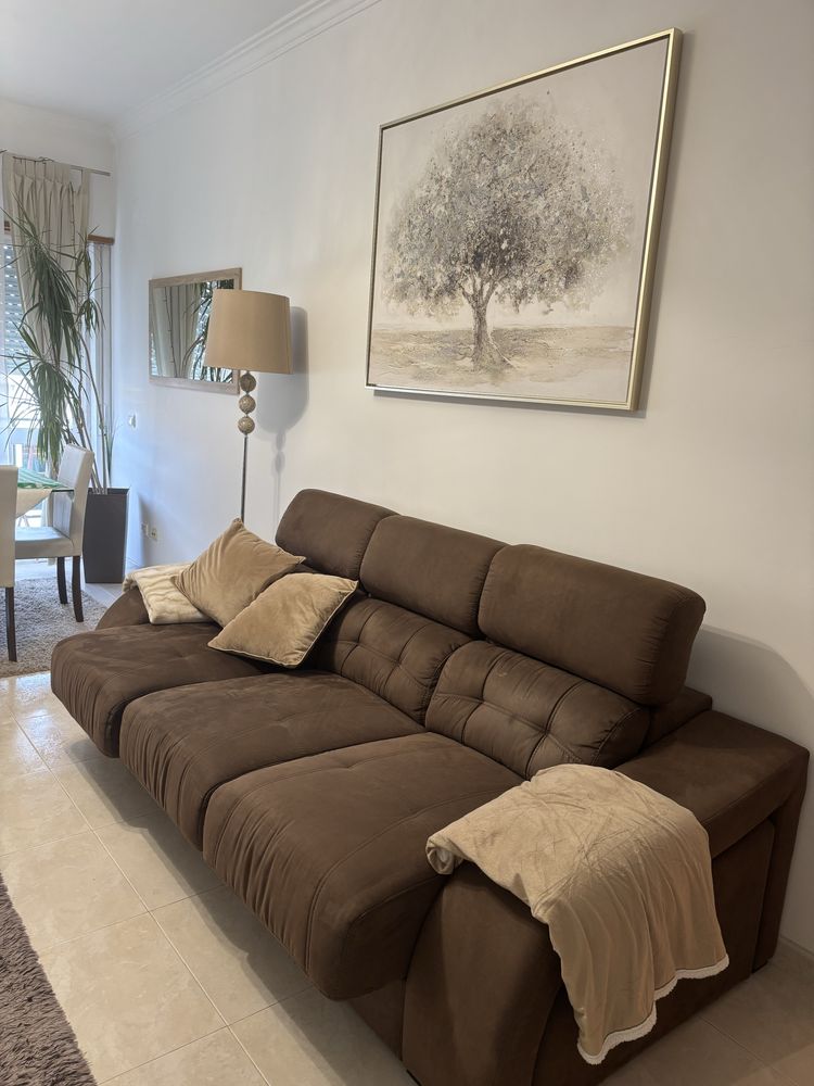 Sofa castanho da OKsofas (Excelente estado)