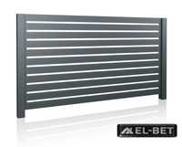 Ogrodzenie aluminiowe poziome HORIZONTAL 100x20 aluminium na wymiar