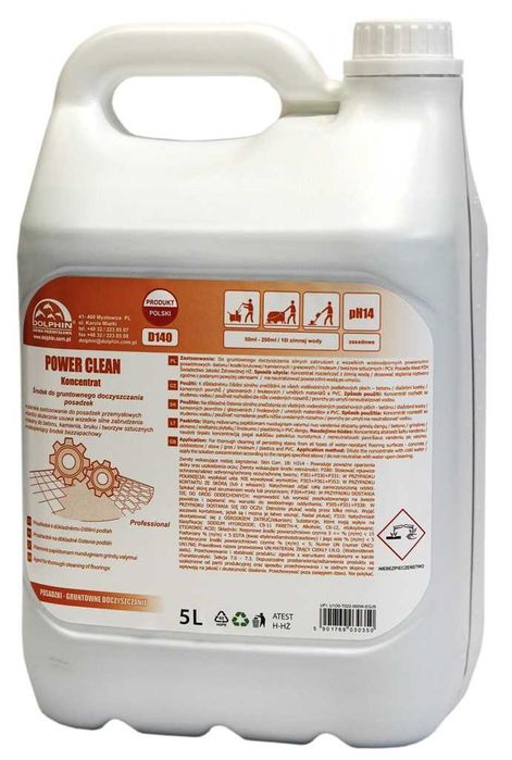 POWER CLEAN  gruntownego doczyszczanie posadzek DOLPHIN 5L