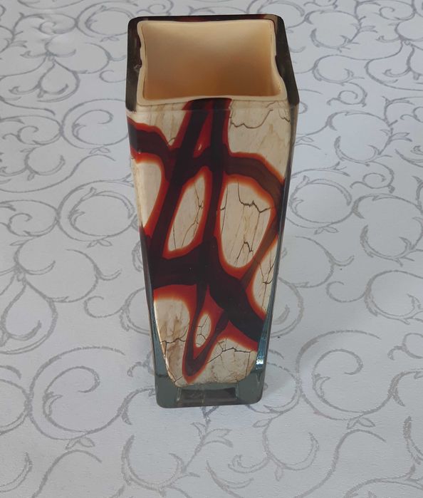 Tanio! Piękny kolorowy flakon - grube szkło