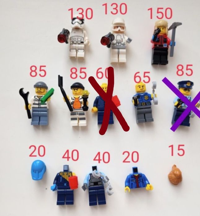 Мініфігурки lego лего чоловічки оригінал