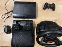 Konsola Ps3 z kierownicą logitech driving force i NFS MW