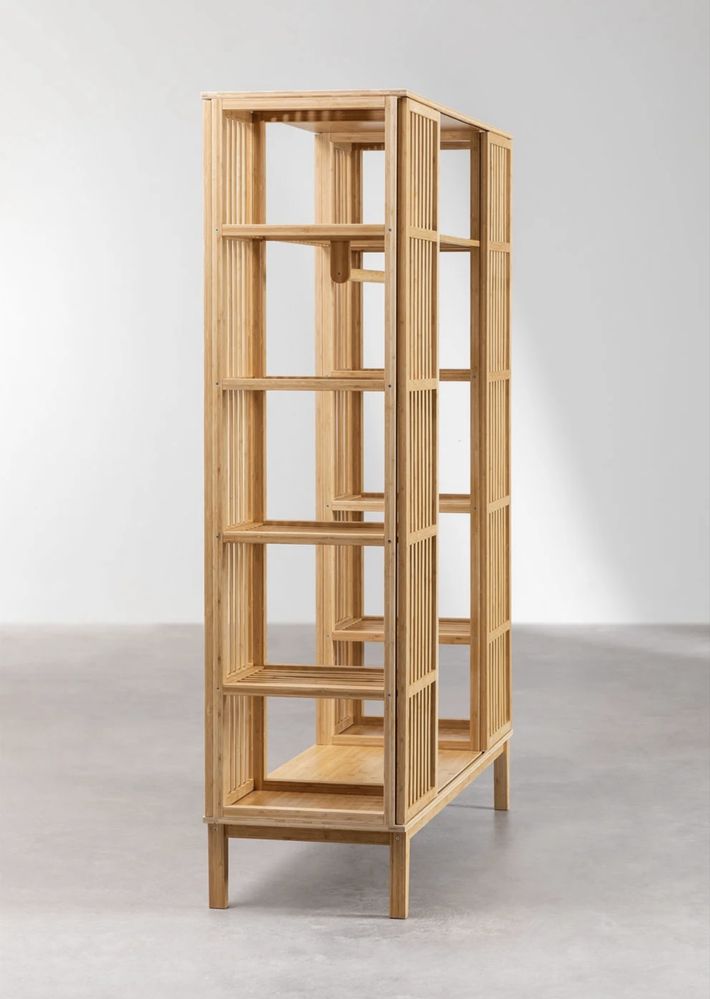Otwarta szafa Albin Bamboo Sklum