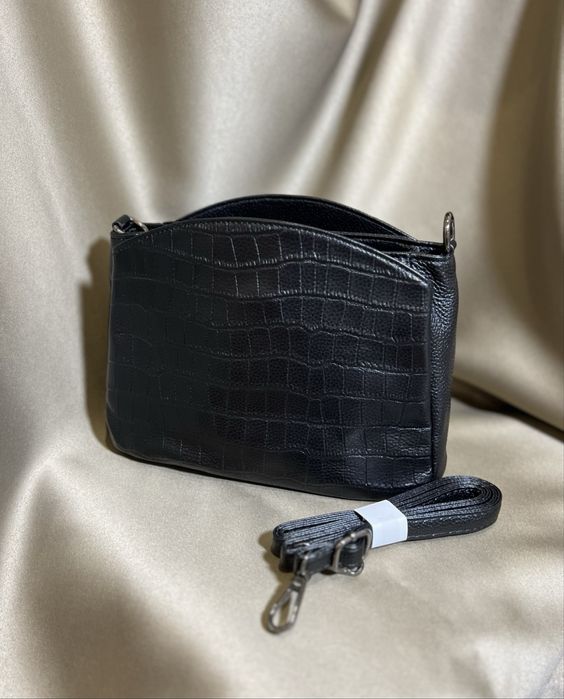 Шкіряна сумка через плече