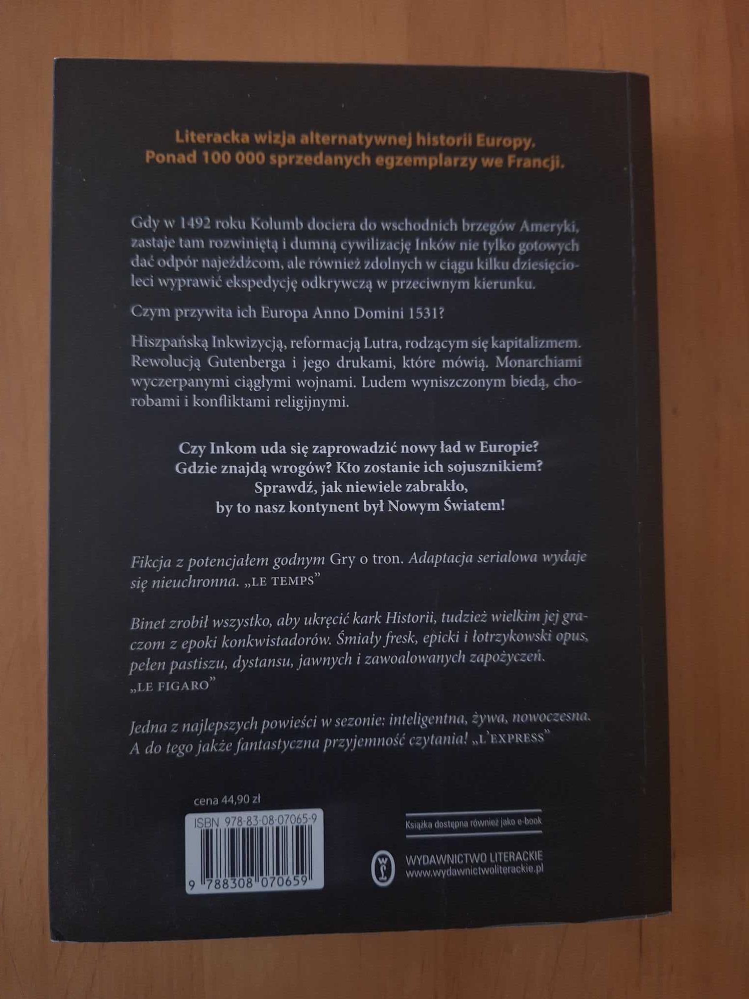 Cywilizacje - autor Laurent Binet