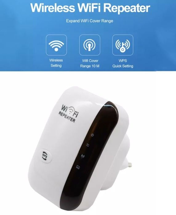 Усилитель WI FI сигнала. Репитер Amplifier N300 802.11N,2,4G