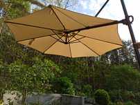 parasol ogrodowy fi 295 cm SAVONA II lampka LED gratis