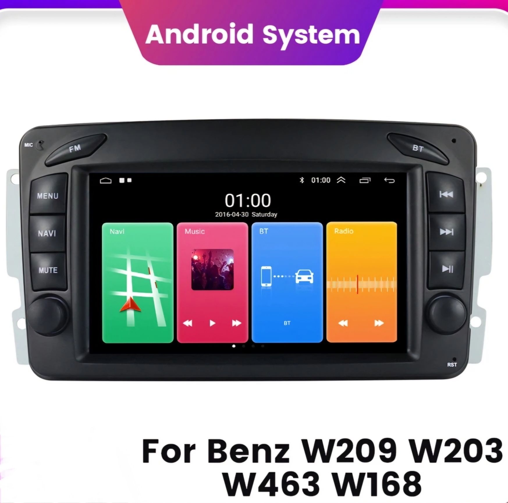 Radio Navi Mercedes  Android w203 w209 w208