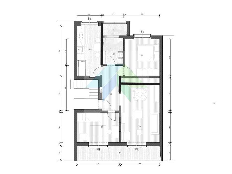 T2 a 9 minutos a pé do metro, muito bom estado, luminoso