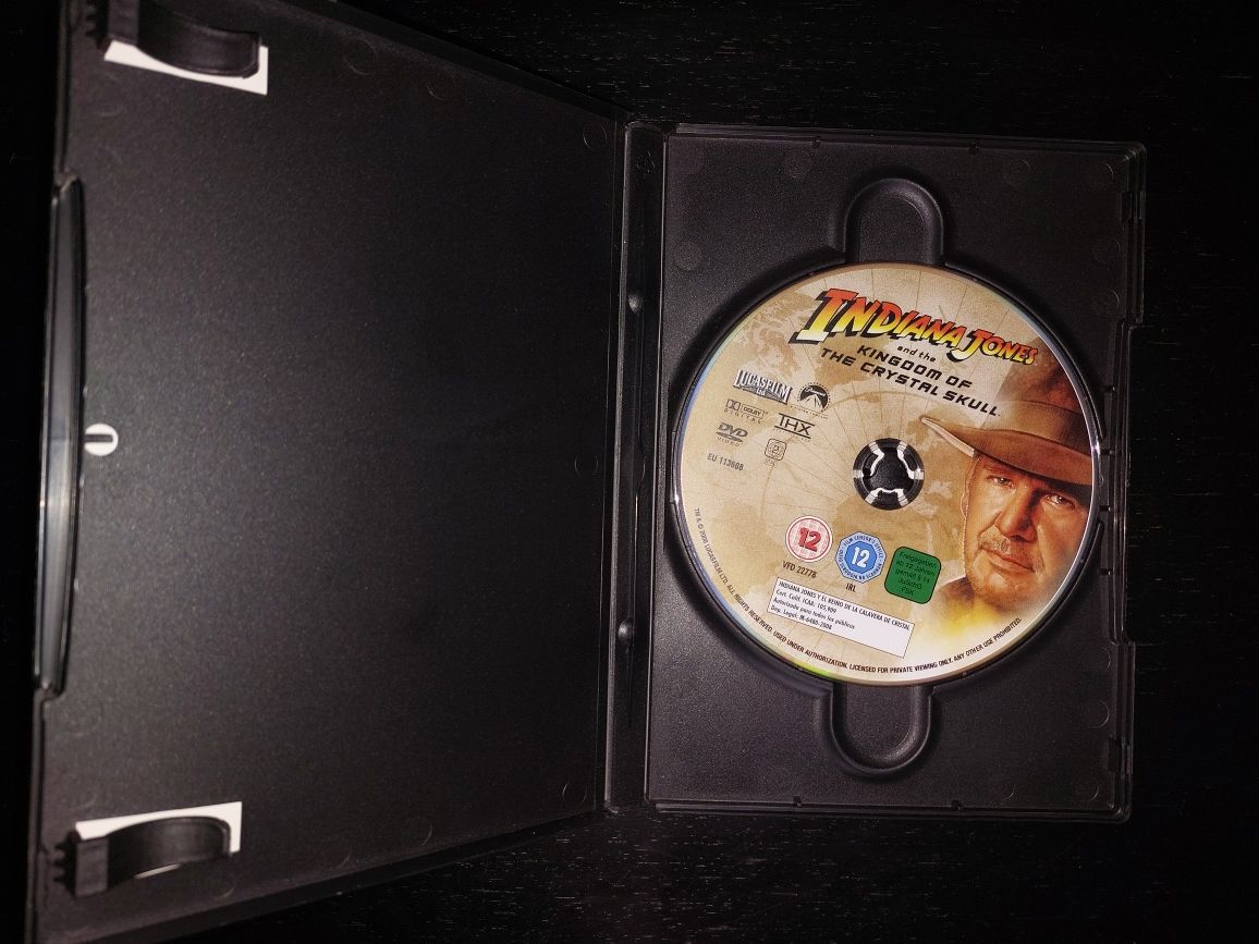 DVD " Indiana Jones Reino da Caveira Cristal " Como Novo)