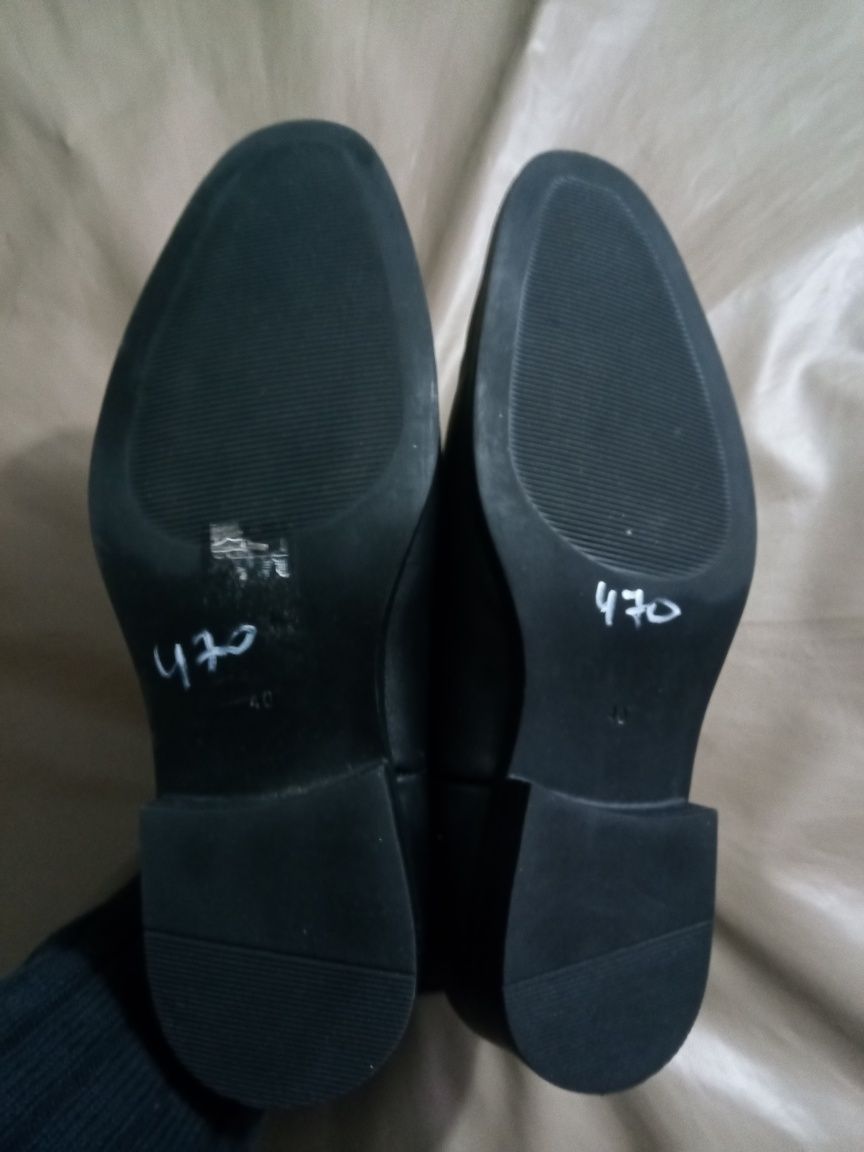 Кожаные ботинки челси H&M  40-40.5р