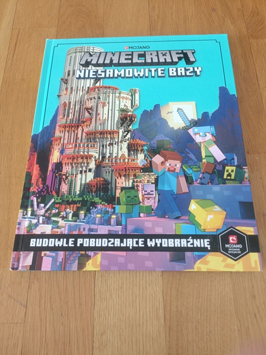 Minecraft Niesamowite bazy, Mojang, stan idealny, nowa