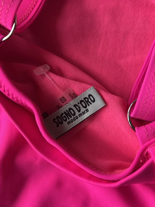 Купальник рожевий фуксія суцільний 46 48,цельный сдельный розовый слит