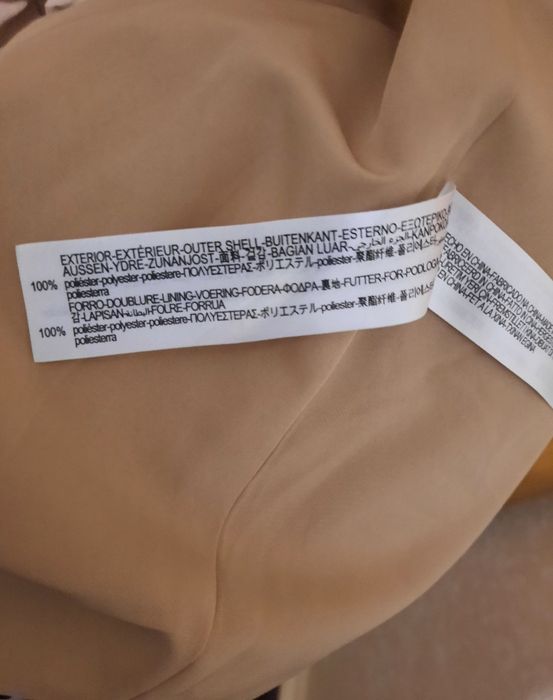 Стьобане пальто куртка пуховик Zara