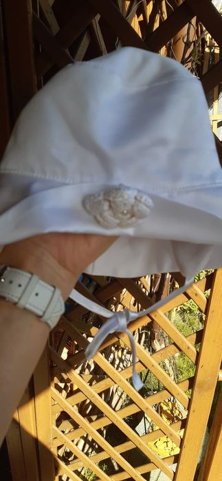 Sukienka +płaszczyk do chrztu dla dziewczynki r.74