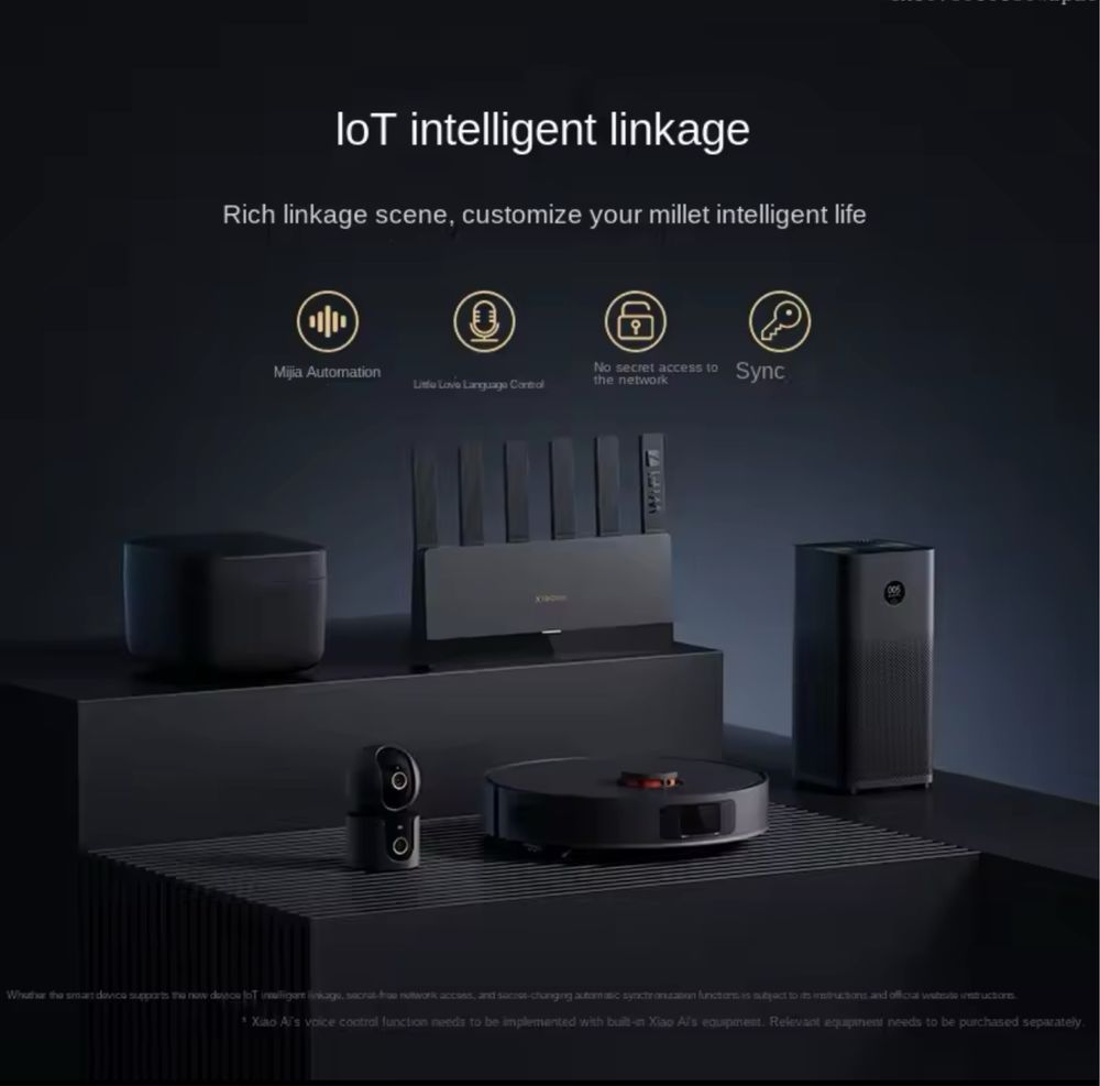 Роутер Xiaomi Mijia Router BE6500 Wifi 7, xiaomi be6500