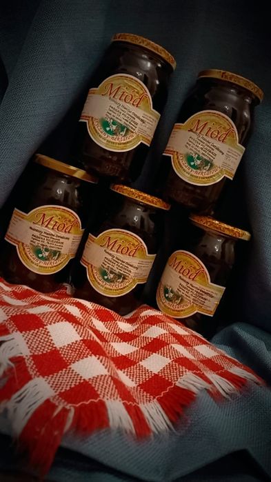 Sprzedaż miodów Gryczany 3 szt. Z własnej przydomowej pasieki .