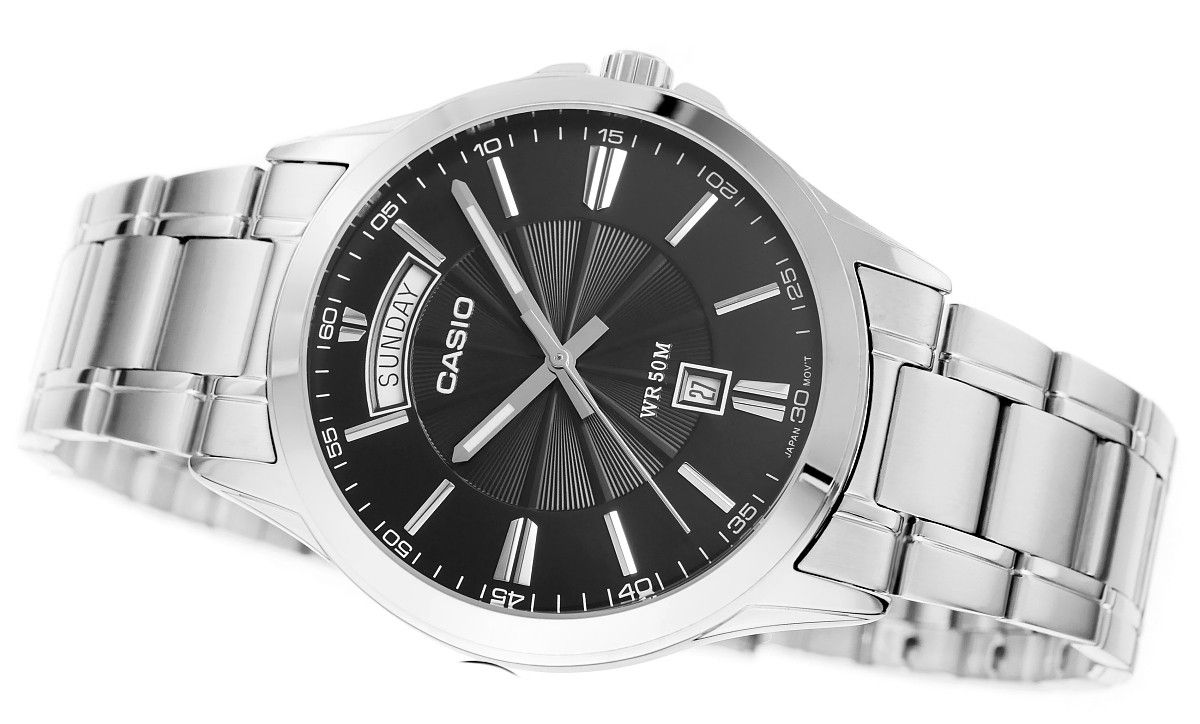 zegarek męski casio mtp-1381d-1avdf + box