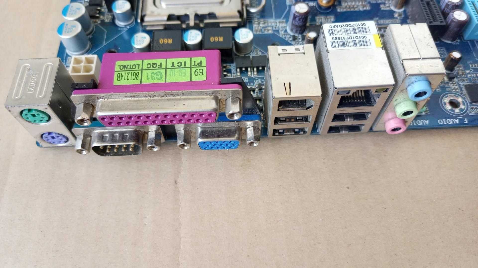 Материнская плата S775 Gigabyte GA-G31MF-S2 DDR2 PCI Ex SATA USB / VGA