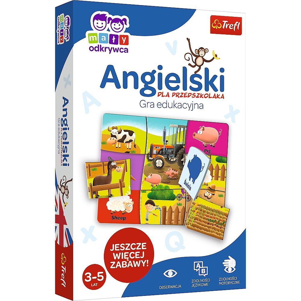 angielski dla najmłodszych, podstawy abc dla 3+ na prezent