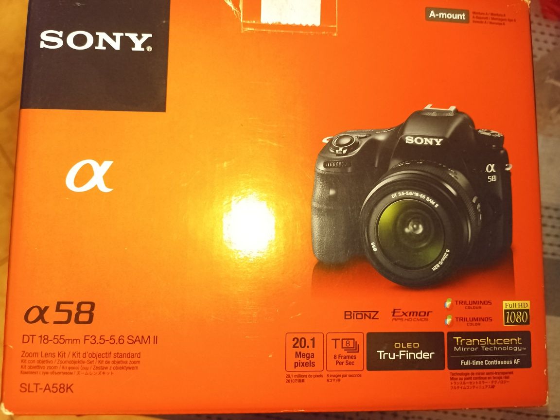 Aparat Sony Alfa 58
