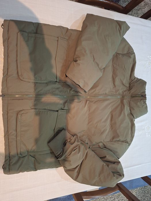 Blusão homem castanho