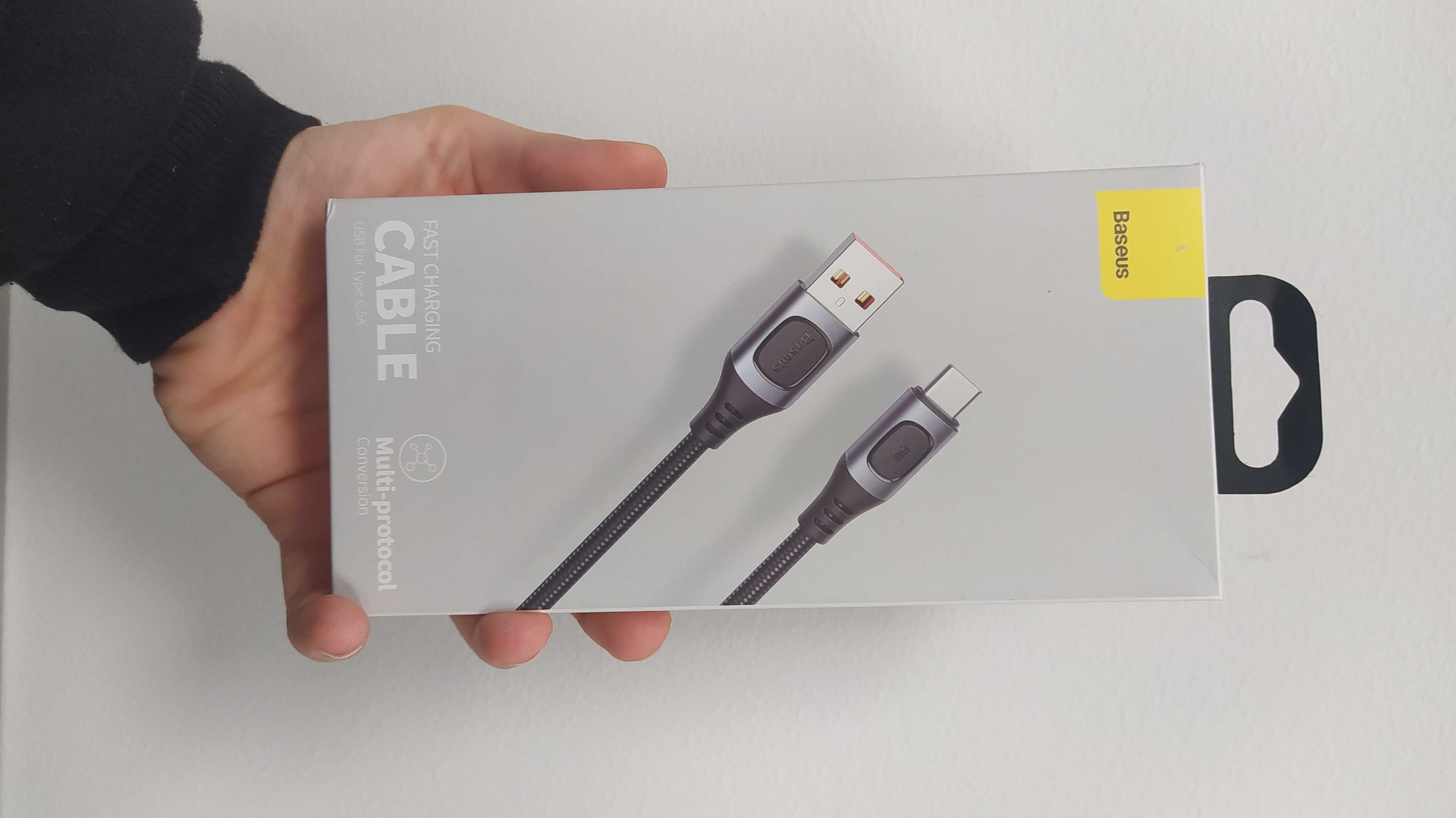 Przewód Baseus do szybkiego ładowania USB-A na USB-C
