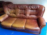 3-osobową, rozkładaną sofę  i 2 fotele