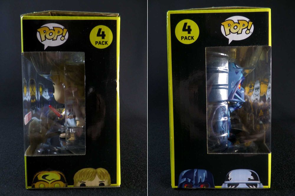 4 фігурки в стилі ретро-коміксу "Зоряні війни", "Star Wars" Funko Pop!