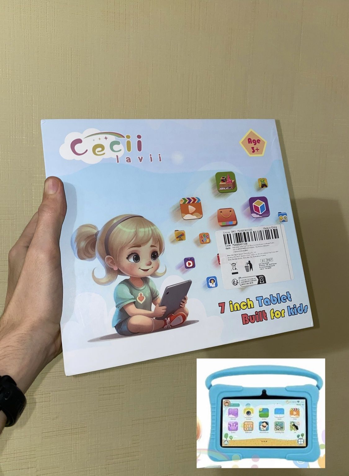 Новый детский игровой сенсорный планшет для детей