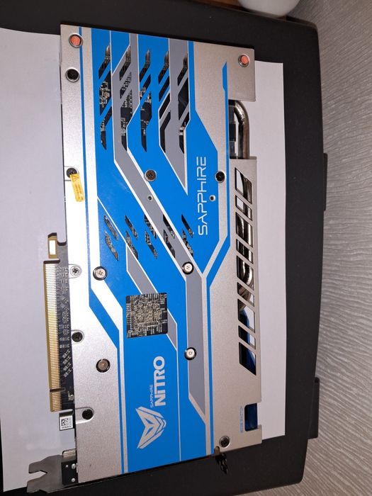 Видеокарта Sapphire RX 580 Nitro + Special Edition 8gb как Новая