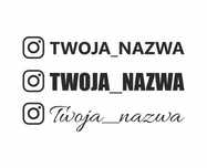 Naklejki, reklamy, instagram