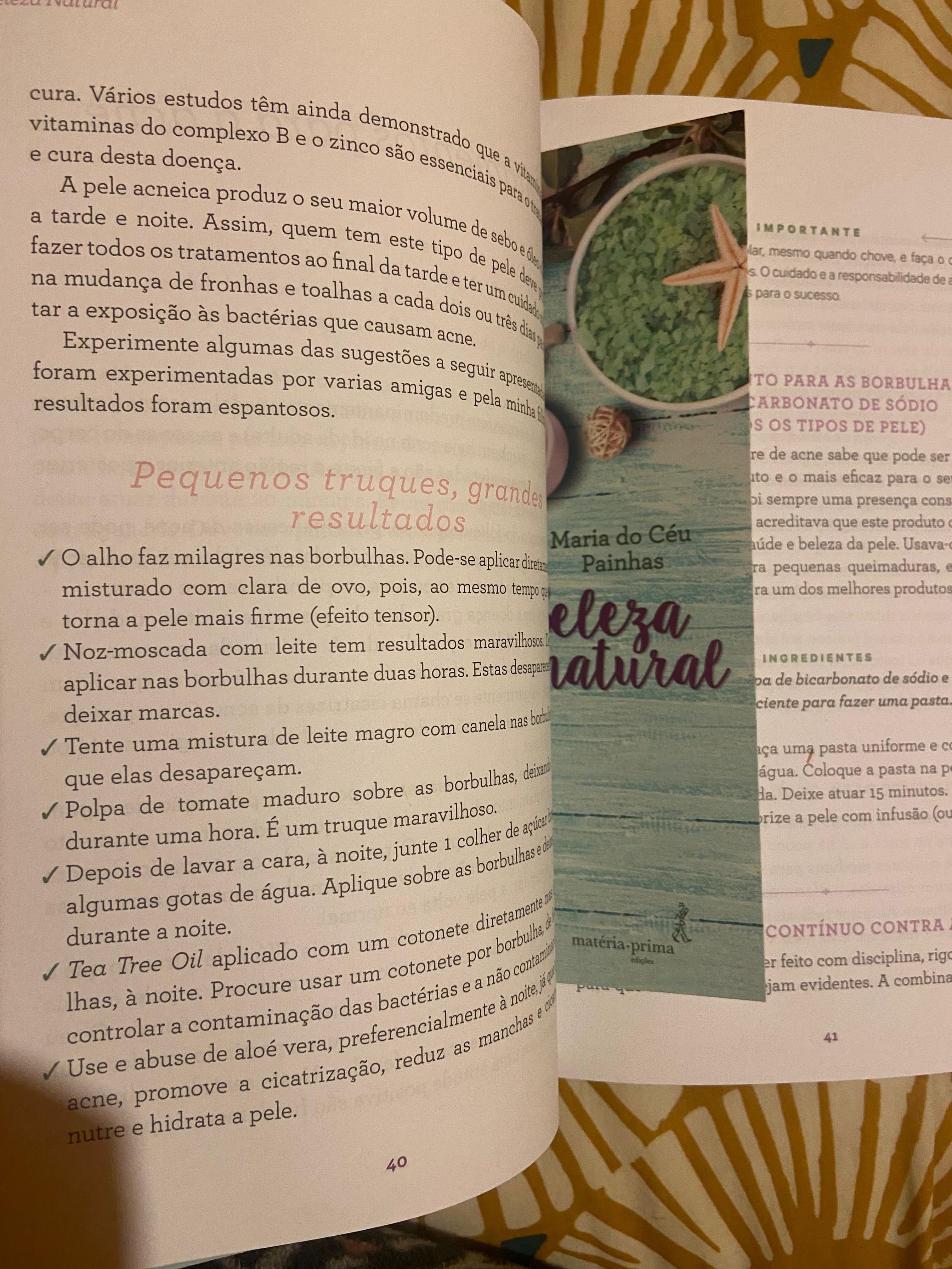 Livro Beleza Natural -  Maria do Céu Painhas