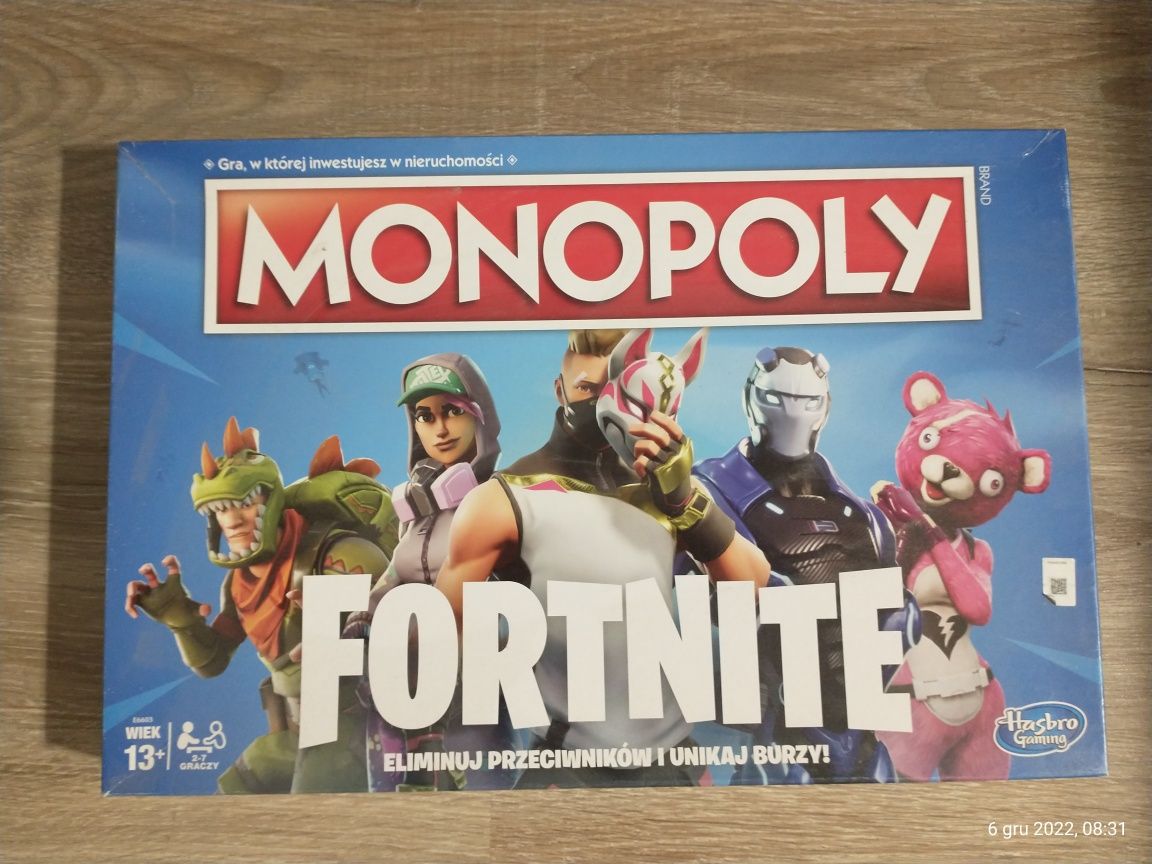 Sprzedam grę planszową Monopoly Fortnite