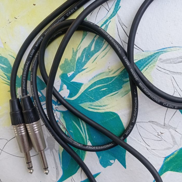 Шнур Кабель для гитары, микрофона Sound King 2.3 и 2.5 м.