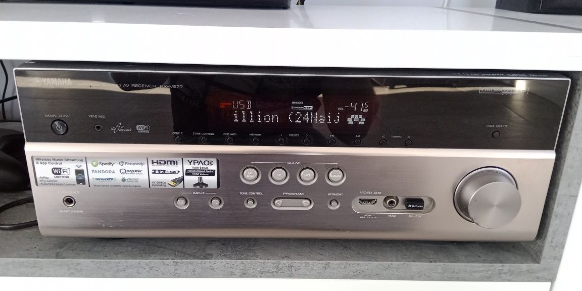 Amplituner Yamaha Rx-V677 7.2 Wifi