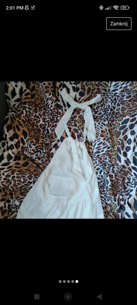 true vintage halter white dress