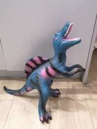 Duży ryczący dinozaur gumowy z głosem figurka dinozaura