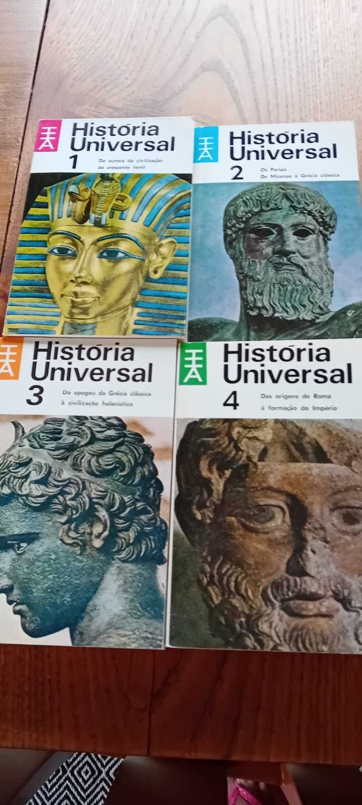 História Universal, livros de bolso, 20 volumes