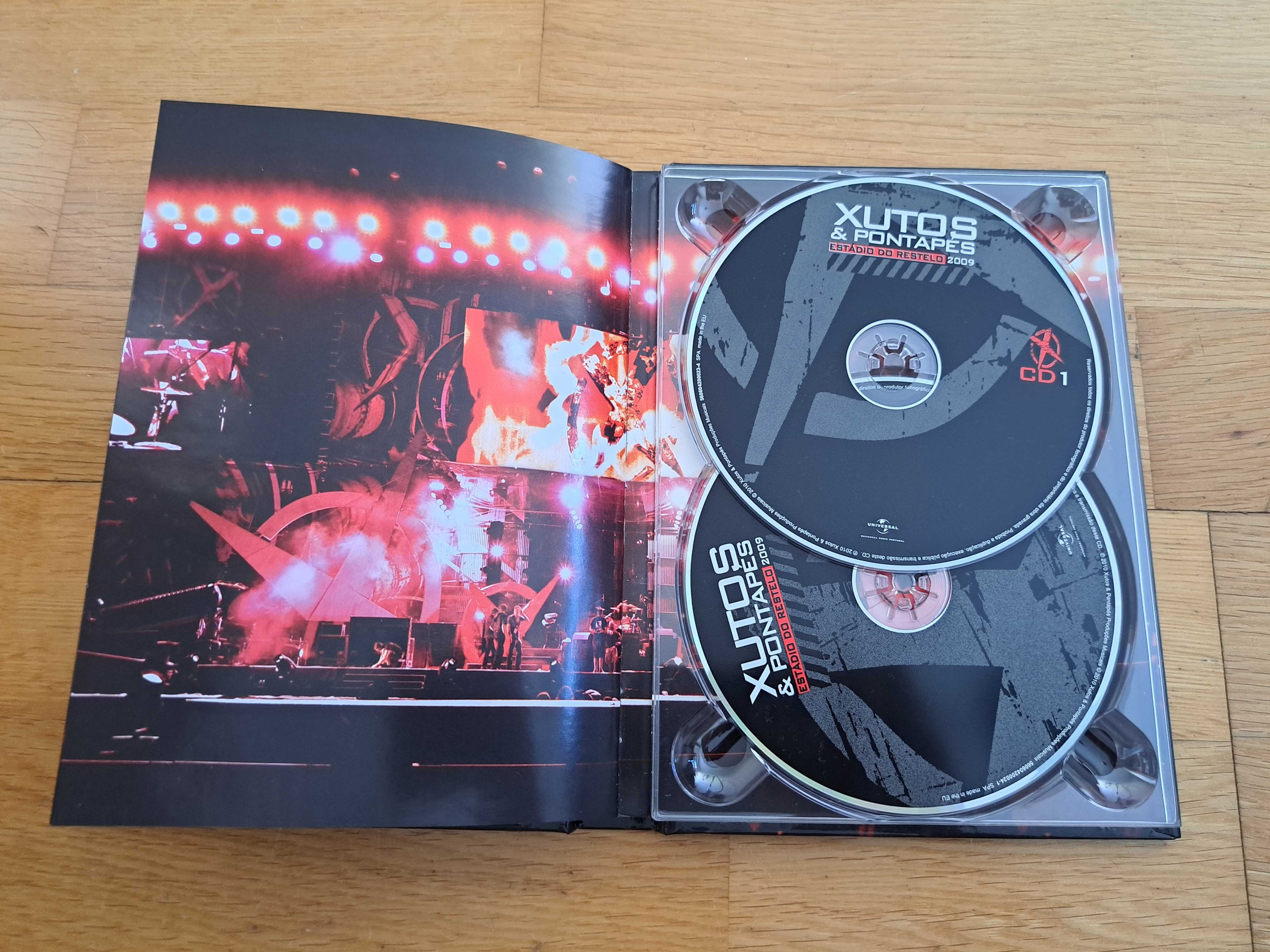 Xutos&Pontapés ‎– Estádio do Restelo 2009 - 2 dvd's + 2 cd's